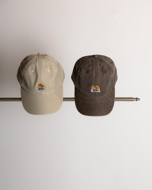 the "greek sunset birds" Dad Cap 