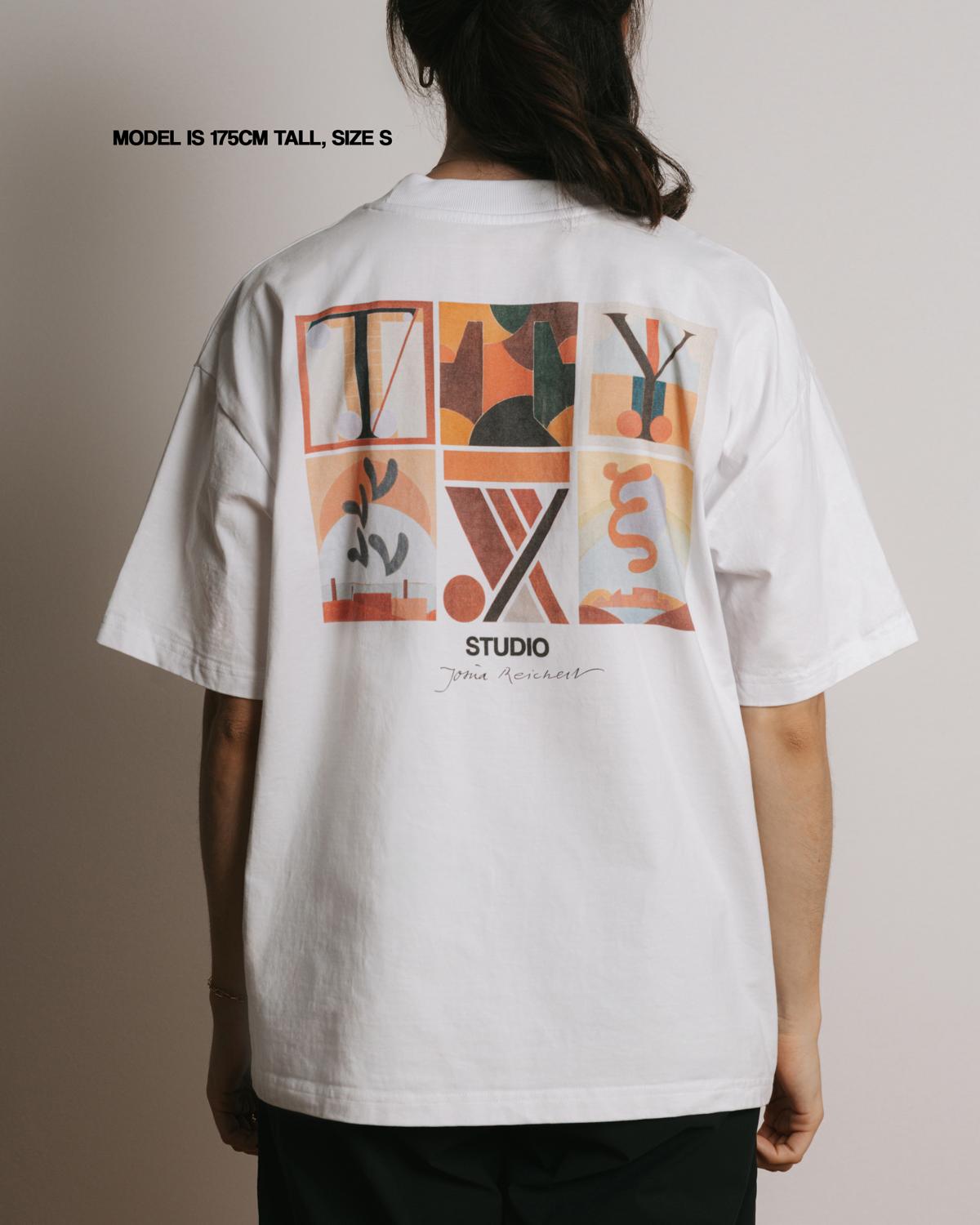 the "NO FRONT collage" T-Shirt