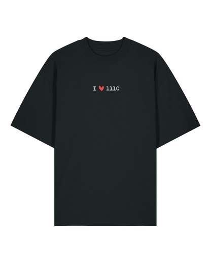 I Love 1110. Oversize Shirt