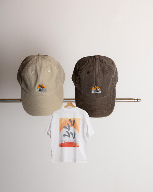 the "greek sunset birds" T-Shirt+Cap Bundle